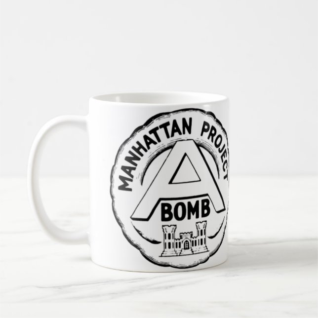 Manhattan Project Badge Coffee Mug (Left)