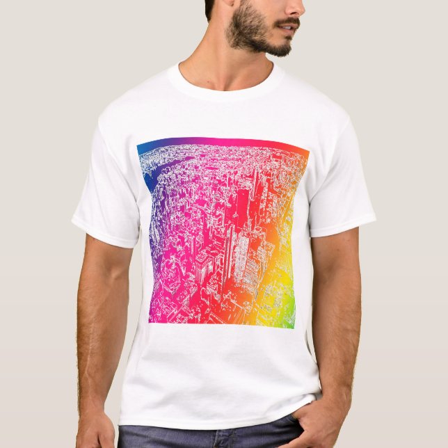Manhattan rainbow T-Shirt (Front)