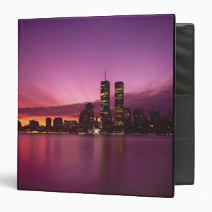Manhattan Skyline and Hudson River, New York, Binder