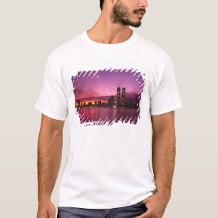 Manhattan Skyline and Hudson River, New York, T-Shirt