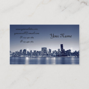 Manhattan Skyline, New York City Business Card