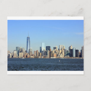 Manhattan Skyline New York City Postcard