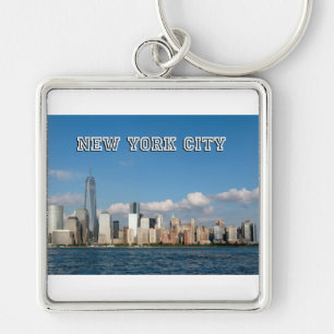 Manhattan Skyline New York City USA Keychain