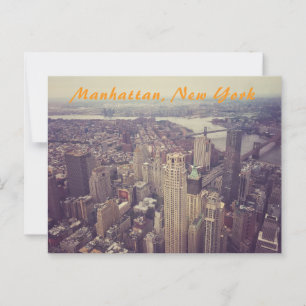 Manhattan Skyline Postcard
