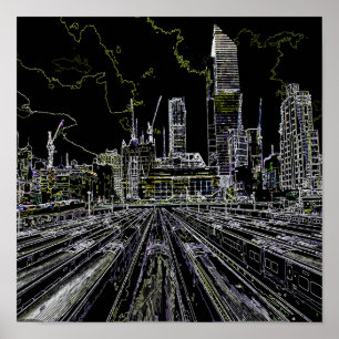 Manhattan station poster