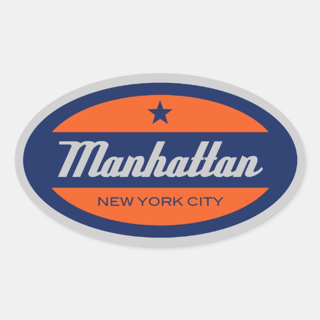 *Manhattan Sticker (Front)