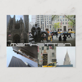 Manhattan V Postcard