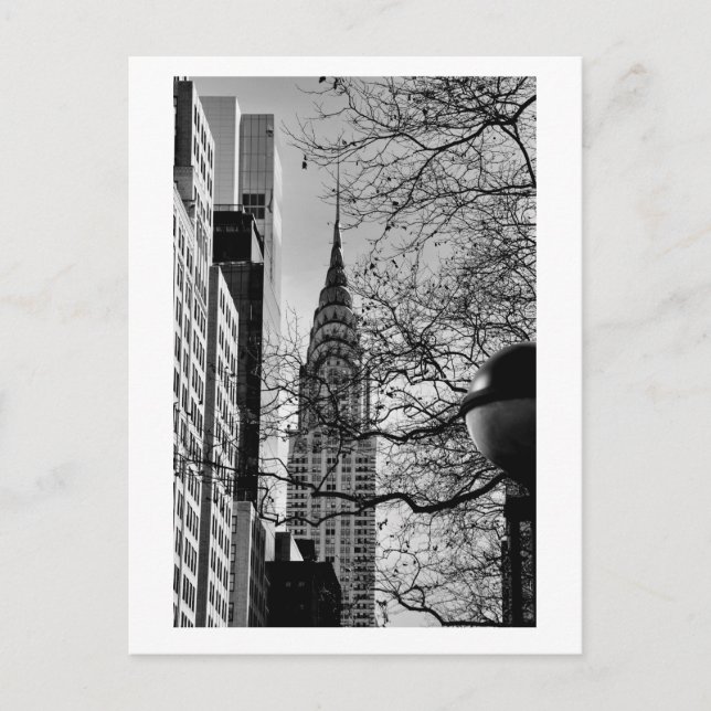 Manhattan's Chrysler Building postcard (Front)
