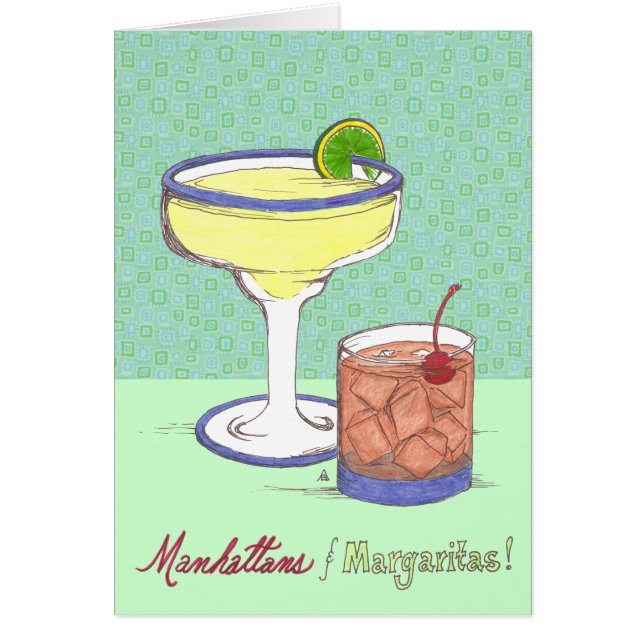 Manhattans & Margaritas | Customizable (Front)