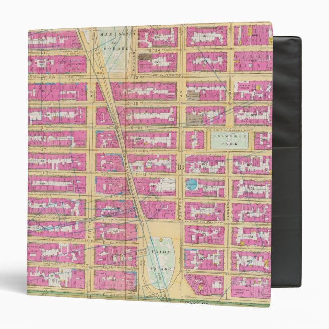 Manhatten, New York 12 Binder (Front/Inside)