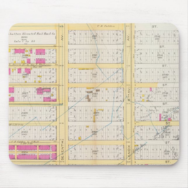Manhatten, New York 15 Mouse Pad (Front)