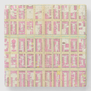 Manhatten, New York 3 Stone Coaster