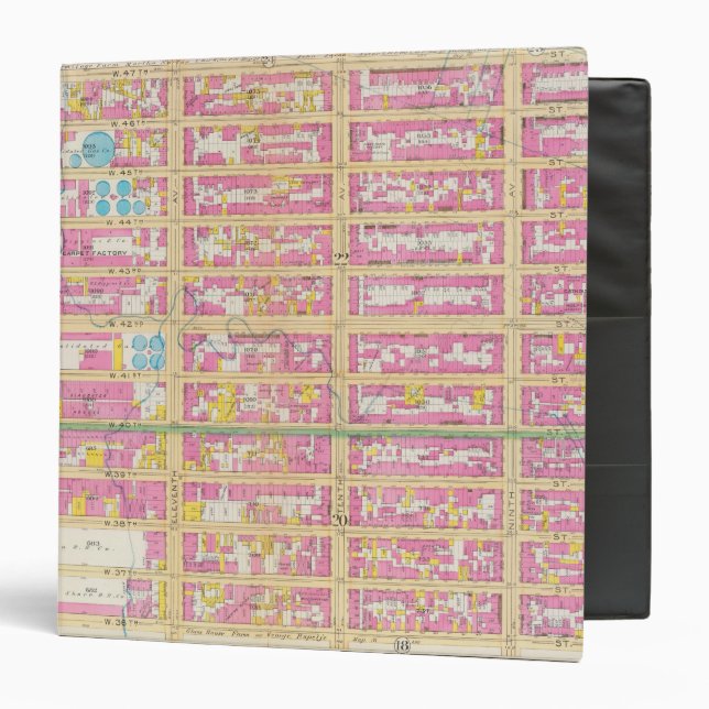 Manhatten, New York 5 Binder (Front/Inside)