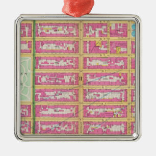 Manhatten, New York Metal Ornament