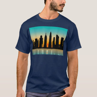 Manhattenhedge NYC Sunset Manhatten New York T-Shirt
