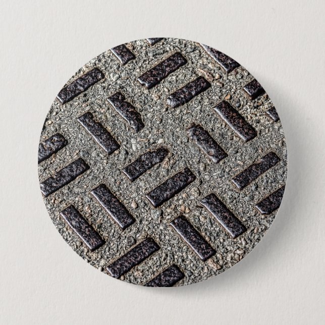 Manhole Cover 3 Inch Round Button (Front)