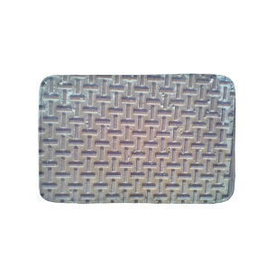 Manhole cover bath mat