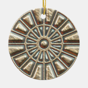 Manhole Cover Ceramic Ornament