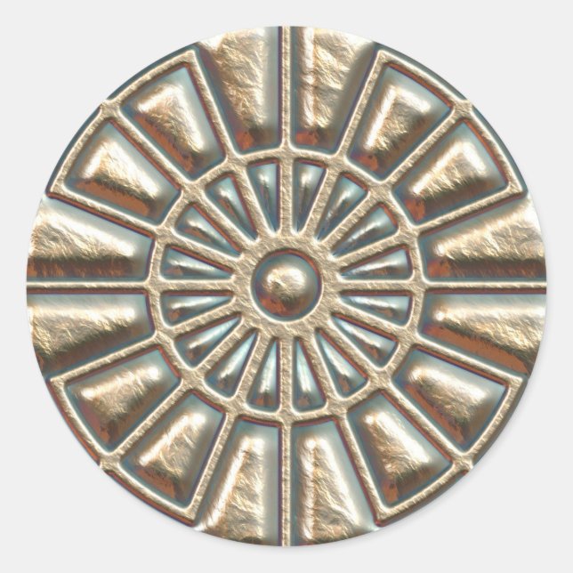 Manhole Cover Classic Round Sticker (Front)