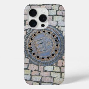 Manhole Cover, Prague Castle, Czech Republic iPhone 15 Pro Case