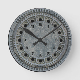 Manhole Cover Round Clock