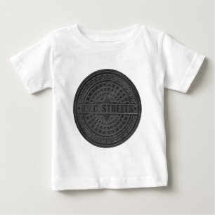 Manhole Covers Black Marble Baby T-Shirt