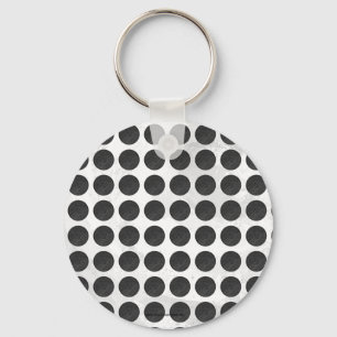 Manhole Covers Black Marble Keychain