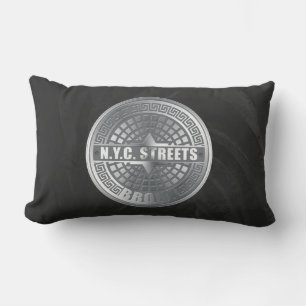 Manhole Covers Bronx Lumbar Pillow