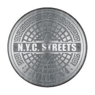 Manhole Covers Brooklyn Cutting Board