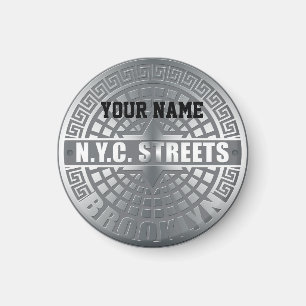 Manhole Covers Brooklyn Magnet