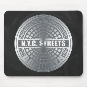 Manhole Covers Brooklyn Mouse Pad