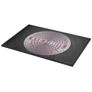 Manhole Covers Manhattan Cutting Board
