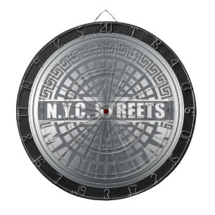 Manhole Covers Manhattan Dartboard