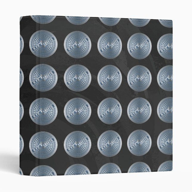 Manhole Covers NYC Binder (Front/Spine)