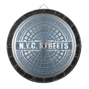 Manhole Covers NYC Dartboard