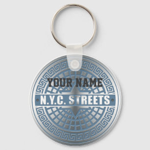 Manhole Covers NYC Keychain