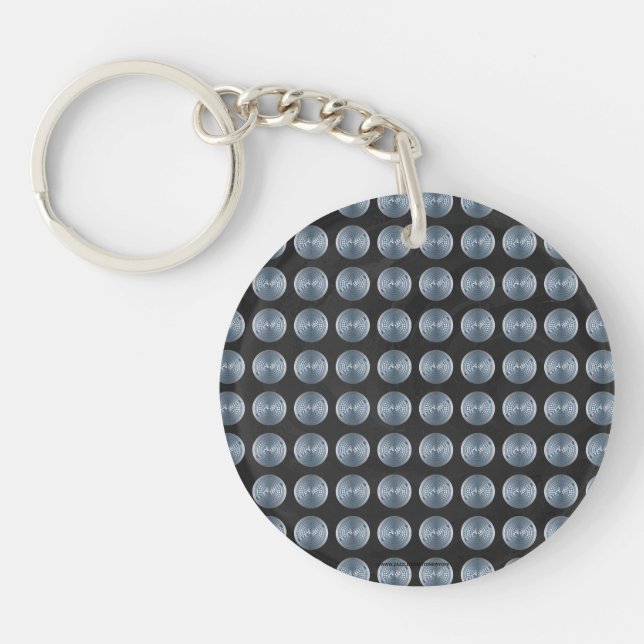 Manhole Covers NYC Keychain (Front)