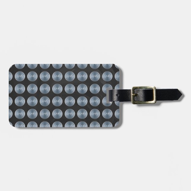 Manhole Covers NYC Luggage Tag (Front Horizontal)