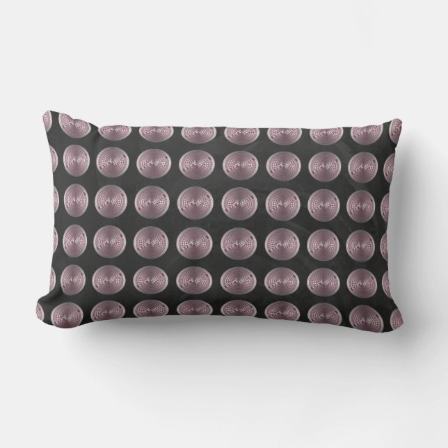 Manhole Covers NYC Lumbar Pillow (Front)
