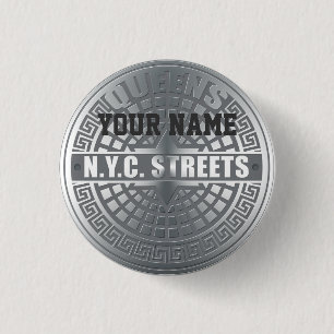 Manhole Covers Queens 1 Inch Round Button