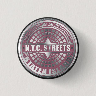 Manhole Covers Staten Island 1 Inch Round Button