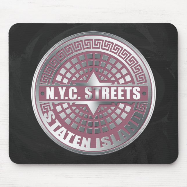 Manhole Covers Staten Island Mouse Pad (Front)