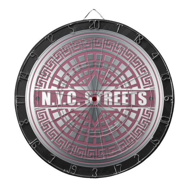 Manhole CoversNYC Dartboard (Front)