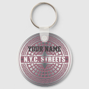 Manhole CoversNYC Keychain