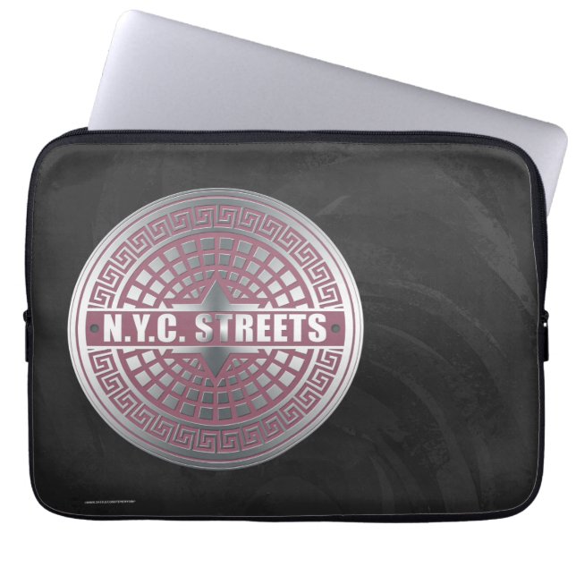 Manhole CoversNYC Laptop Sleeve (Front)