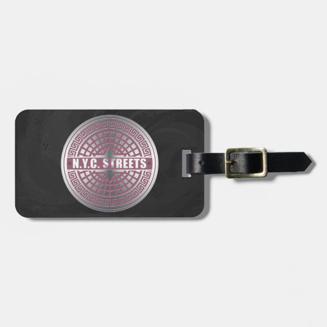 Manhole CoversNYC Luggage Tag (Front Horizontal)