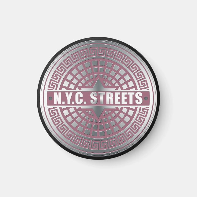 Manhole CoversNYC Magnet (Front)