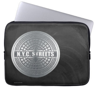 Manhole NYC Laptop Sleeve