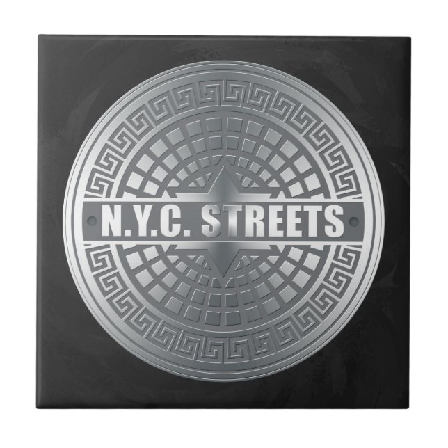 Manhole NYC Tile (Front)