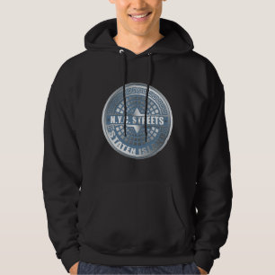 Manhole Staten Island Blue Hoodie